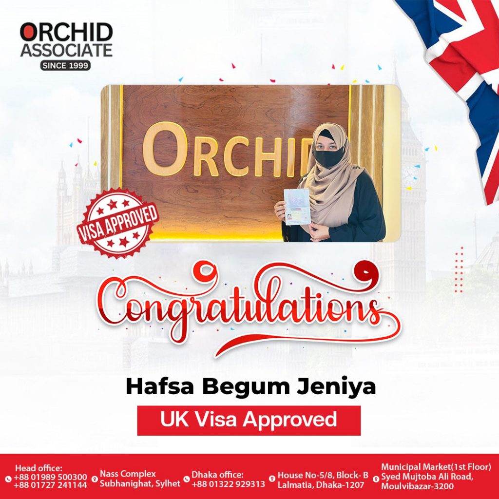 Hafsa Begum Jeniya’s UK Visa Success Story